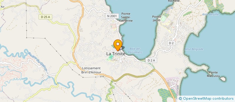 localisation de l'entreprise EPICERIE SOCIALE ET SOLIDAIRE DE LA TRINITE à LA TRINITE
