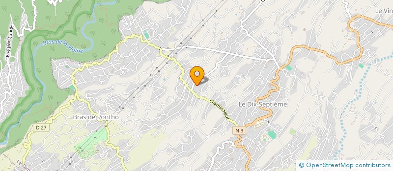 localisation de l'entreprise EPICERIE SOCIALE ET SOLIDAIRE LE SAINT MARTIN à LE TAMPON