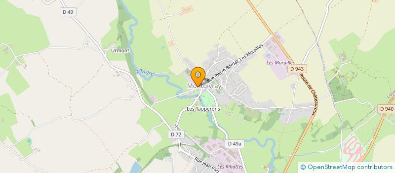 localisation de l'entreprise EPICERIE SOCIALE ITINERANTE BOISCHAUD SUD à MONTGIVRAY