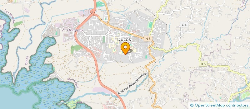 localisation de l'entreprise EPICERIE SOCIALE LE COLIBRI à DUCOS