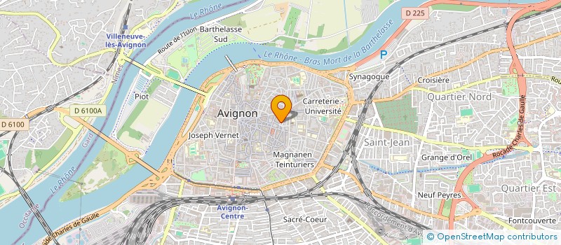 localisation de l'entreprise EPICERIE SOCIALE OPERATION JOSEPH à AVIGNON