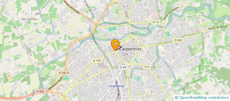 localisation de l'entreprise EPICERIE SOCIALE OXYGENE à CARPENTRAS