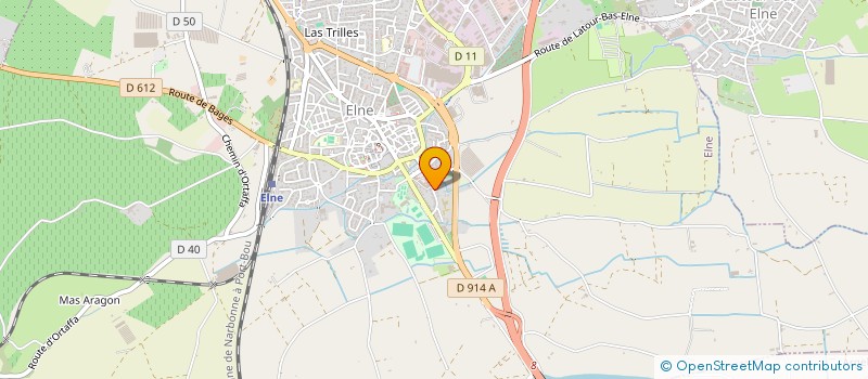 localisation de l'entreprise EPICERIE SOLIDAIRE à ELNE