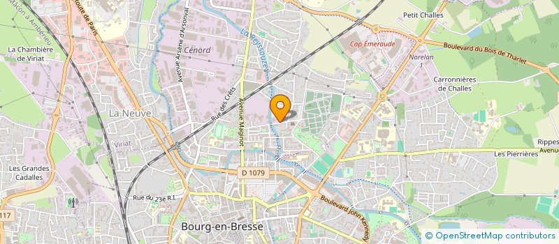 localisation de l'entreprise EPICERIE SOLIDAIRE AU MARCHE CONTE à BOURG-EN-BRESSE