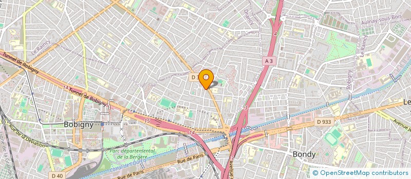 localisation de l'entreprise EPICERIE SOLIDAIRE WICASAYA à BOBIGNY