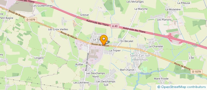 localisation de l'entreprise EPICERIE SOLUNE à SAINT-CYR-SUR-MENTHON