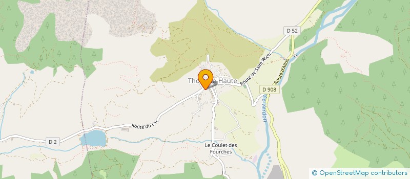 localisation de l'entreprise EPICERIE THORAMIENNE  THORAME-HAUTE