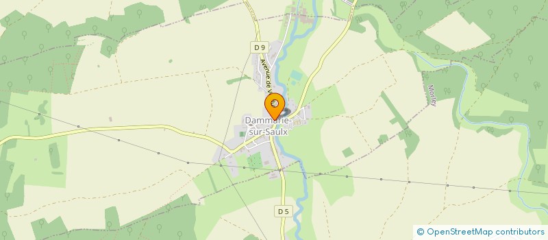 localisation de l'entreprise EPICERIE THOUVENOT à DAMMARIE-SUR-SAULX