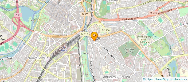 localisation de l'entreprise EPICERIE VILLAUPRE à METZ