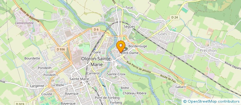 localisation de l'entreprise EPICERIE VRAC OLORON à OLORON-SAINTE-MARIE
