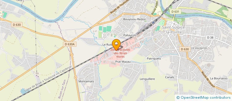 localisation de l'entreprise EPICERIE2NUIT à SAINT-SULPICE-LA-POINTE