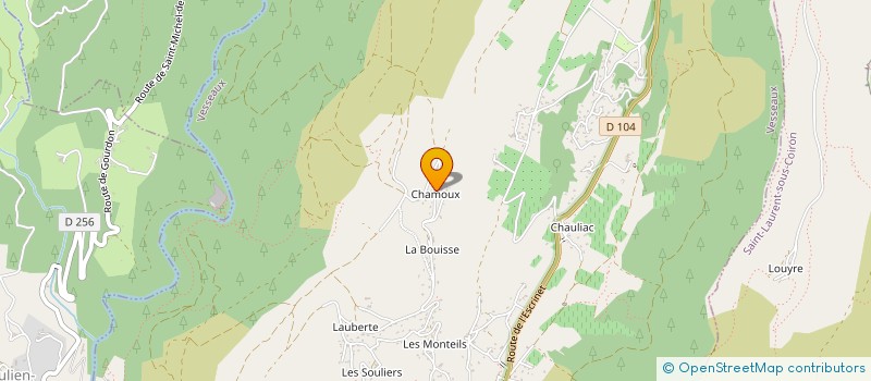 localisation de l'entreprise EPICES  VESSEAUX