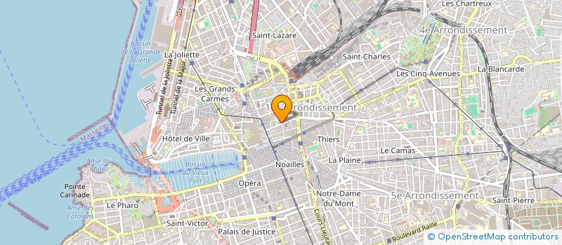 localisation de l'entreprise EPICES DES CINQ MONDES  MARSEILLE