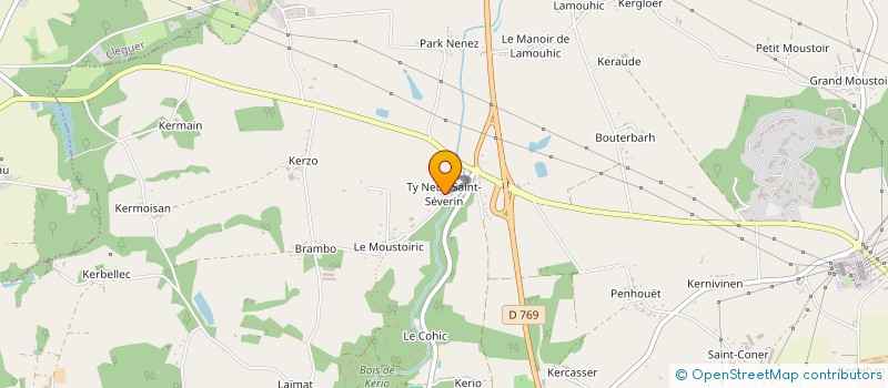 localisation de l'entreprise EPICES DISTRIBUTION POUR UN DEVELOPPEMENT DURABLE à CAUDAN