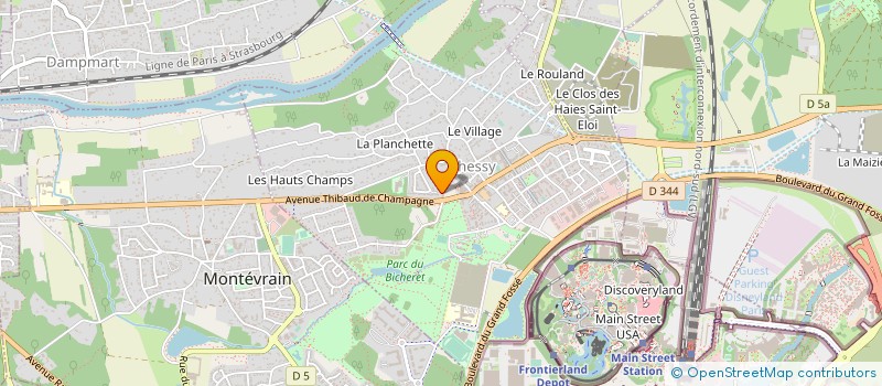 localisation de l'entreprise EPICES ET CHOCOLATS  CHESSY