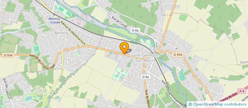 localisation de l'entreprise EPICES ET FARINE  SAINT-GERMAIN-SUR-MORIN