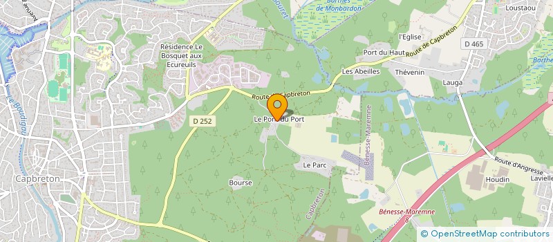 localisation de l'entreprise EPICES & TRADITIONS à CAPBRETON