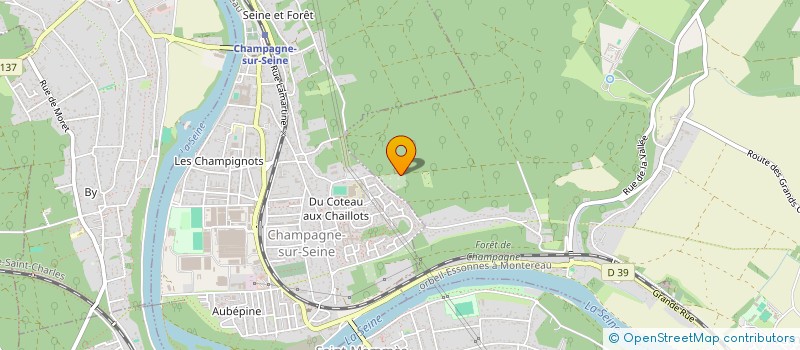 localisation de l'entreprise EPICIAL à VERNOU-LA-CELLE-SUR-SEINE
