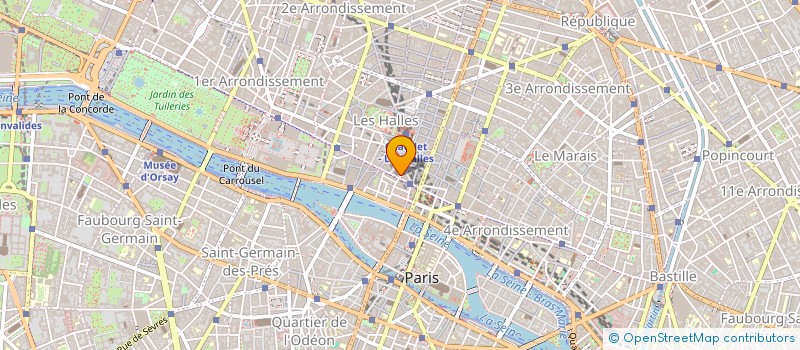 localisation de l'entreprise EPICIERS DE FRANCE FORMATION  PARIS