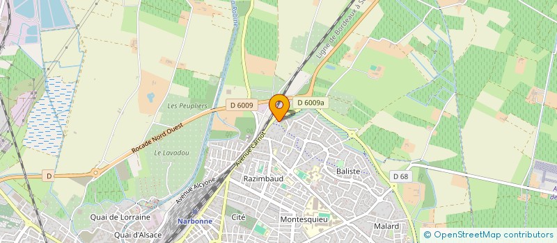 localisation de l'entreprise EPICLEOS  NARBONNE