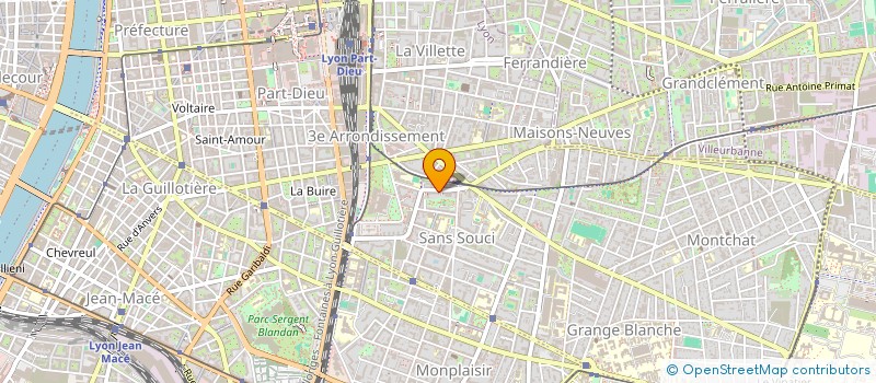 localisation de l'entreprise EPICOMET à LYON
