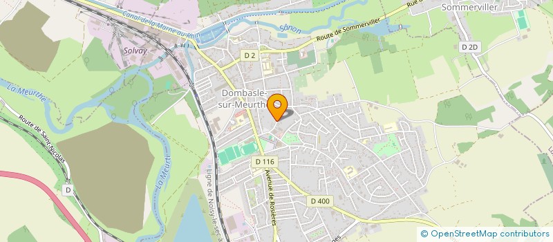 localisation de l'entreprise EPICOOL  DOMBASLE-SUR-MEURTHE