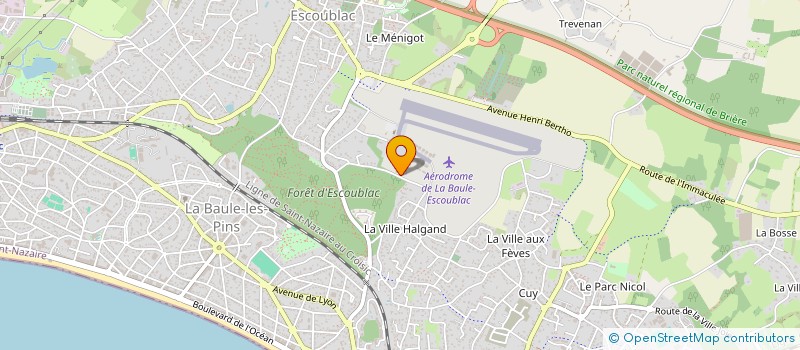 localisation de l'entreprise EPICS à LA BAULE-ESCOUBLAC