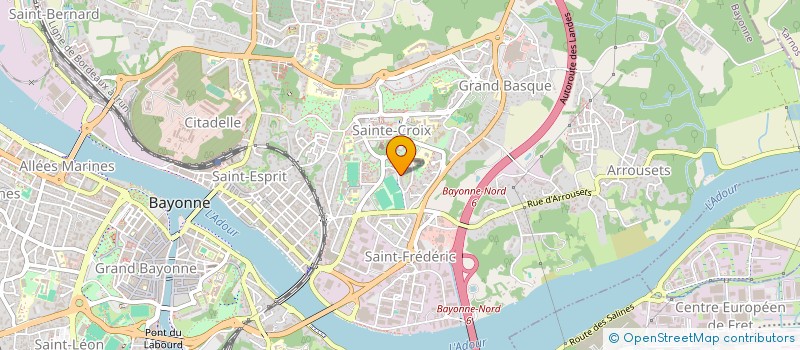 localisation de l'entreprise EPICTETE à BAYONNE