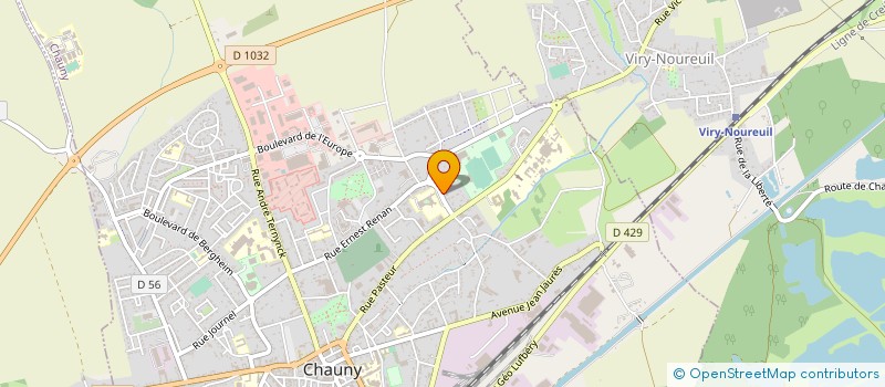 localisation de l'entreprise EPICUM CHAUNOIS à CHAUNY