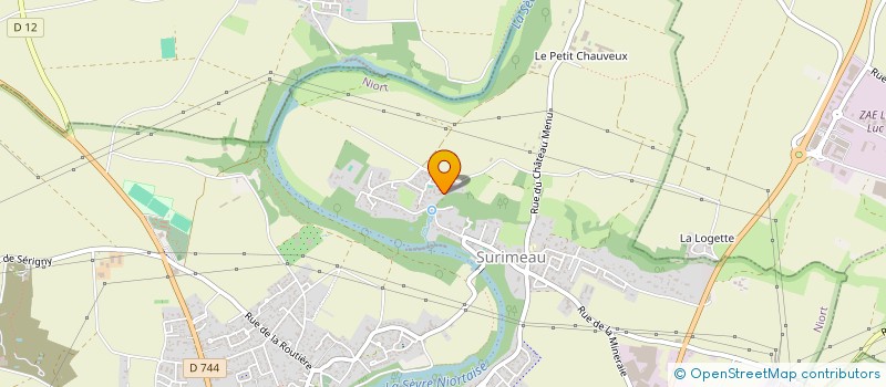 localisation de l'entreprise EPICURE  NIORT