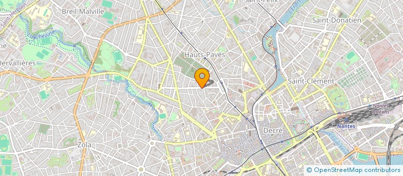localisation de l'entreprise EPICURE à NANTES