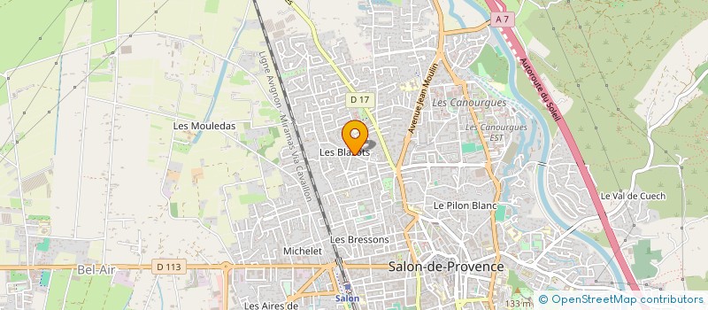 localisation de l'entreprise EPICURE  SALON-DE-PROVENCE