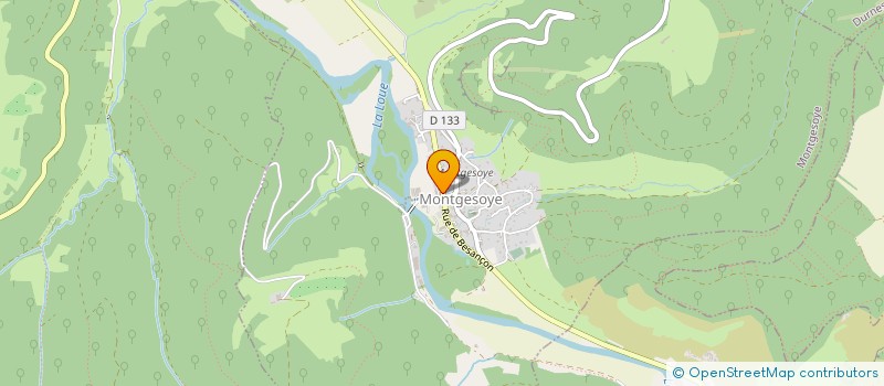 localisation de l'entreprise EPICURE & BACCHUS  MONTGESOYE