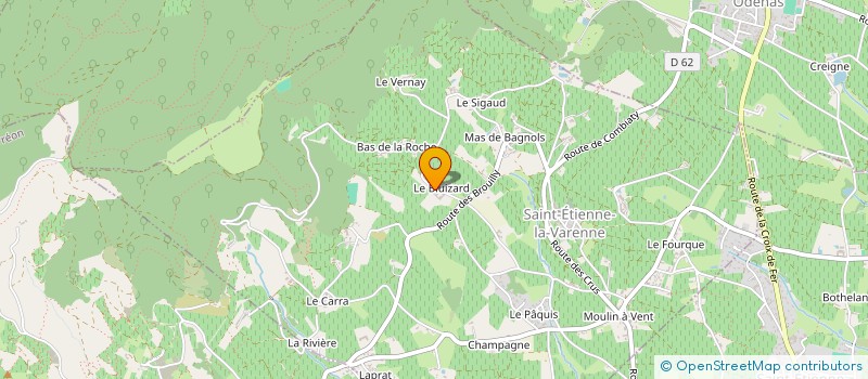 localisation de l'entreprise EPICURE DESIGN  SAINT-ETIENNE-LA-VARENNE