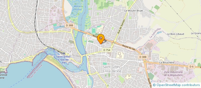 localisation de l'entreprise EPICUREA TERRA  SAINT-GILLES-CROIX-DE-VIE