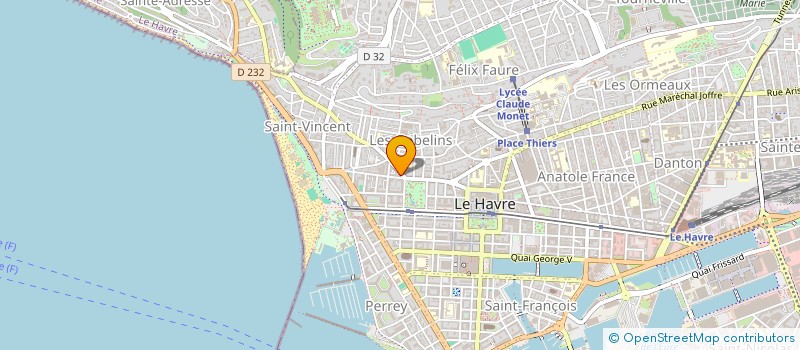 localisation de l'entreprise EPICURIA  LE HAVRE
