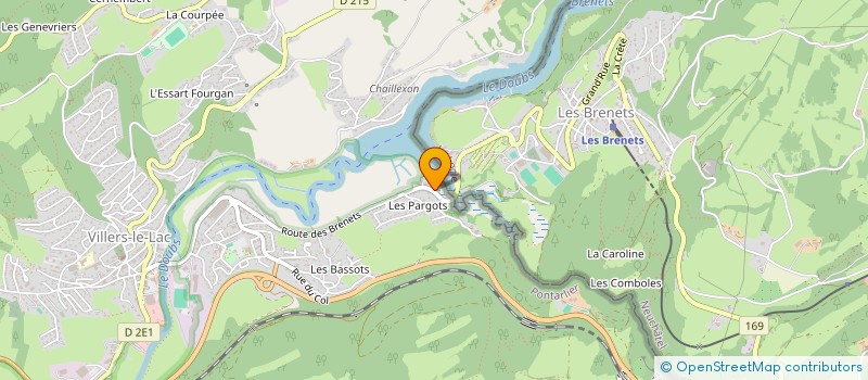 localisation de l'entreprise EPICURIE IMMO  VILLERS-LE-LAC