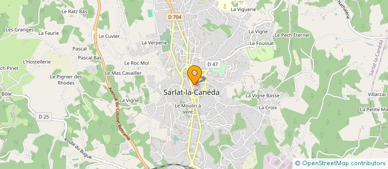localisation de l'entreprise EPICURIEN à SARLAT-LA-CANEDA