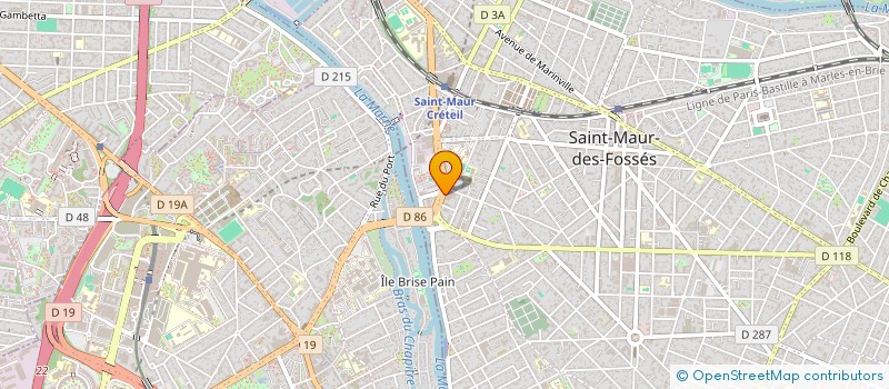 localisation de l'entreprise EPICXPERIENCE à SAINT-MAUR-DES-FOSSES