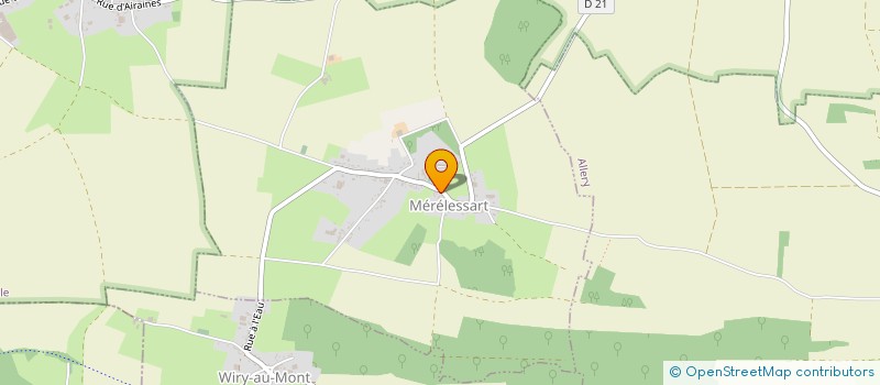 localisation de l'entreprise EPID'OR  MERELESSART