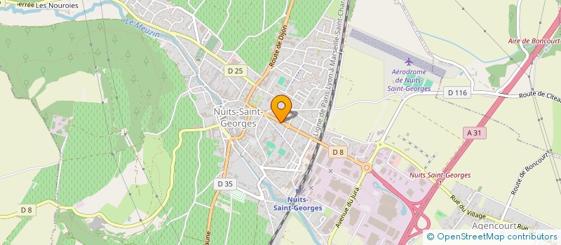 localisation de l'entreprise EPIDAURE à NUITS-SAINT-GEORGES