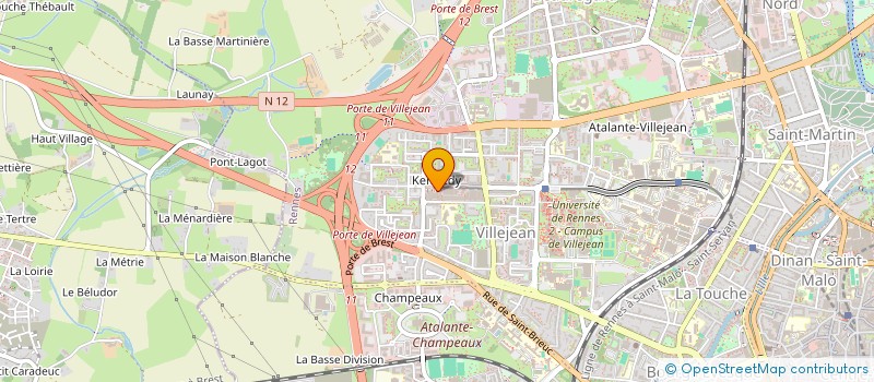localisation de l'entreprise EPIDAURE  RENNES