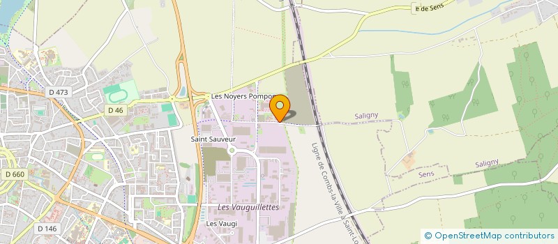 localisation de l'entreprise EPIDAURE  SENS