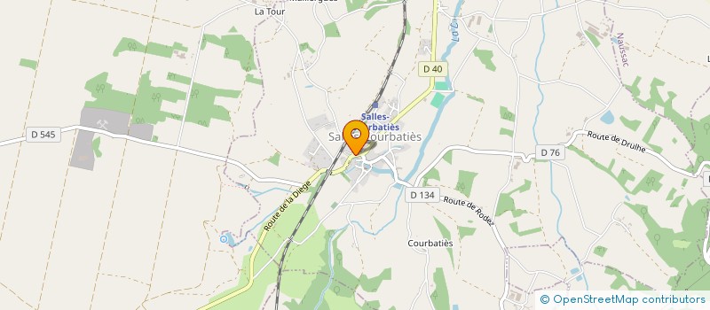 localisation de l'entreprise EPIDIEGE  SALLES-COURBATIES