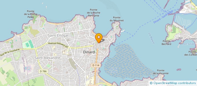 localisation de l'entreprise EPIDINARD à DINARD