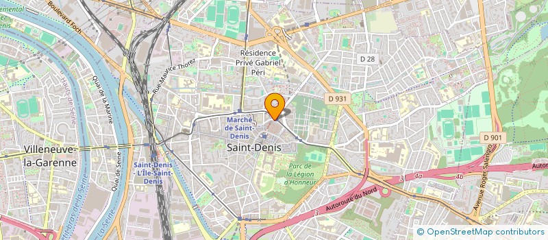 localisation de l'entreprise EPIE FORMATION à SAINT-DENIS