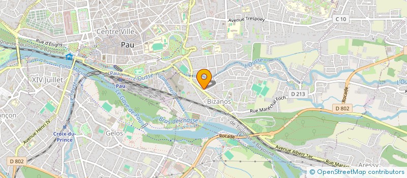 localisation de l'entreprise EPIFACE à BIZANOS