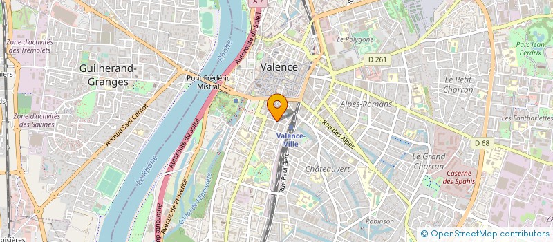 localisation de l'entreprise EPIFIT à VALENCE