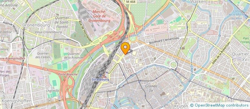 localisation de l'entreprise EPIGEX à STRASBOURG