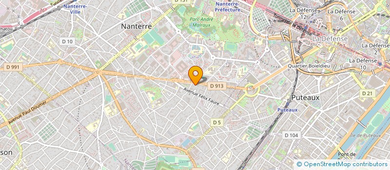 localisation de l'entreprise EPIGONE CONSULTANT  NANTERRE